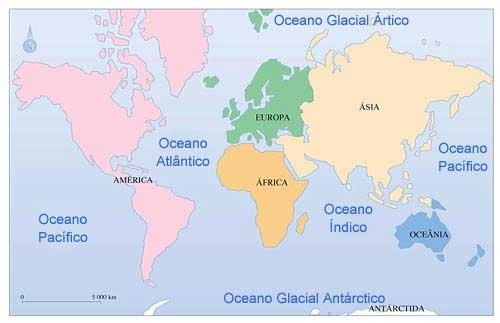 quantos oceanos existem